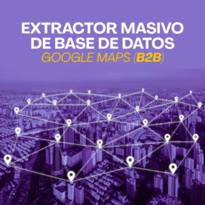 Extractor de base de datos B2B (Google Maps)